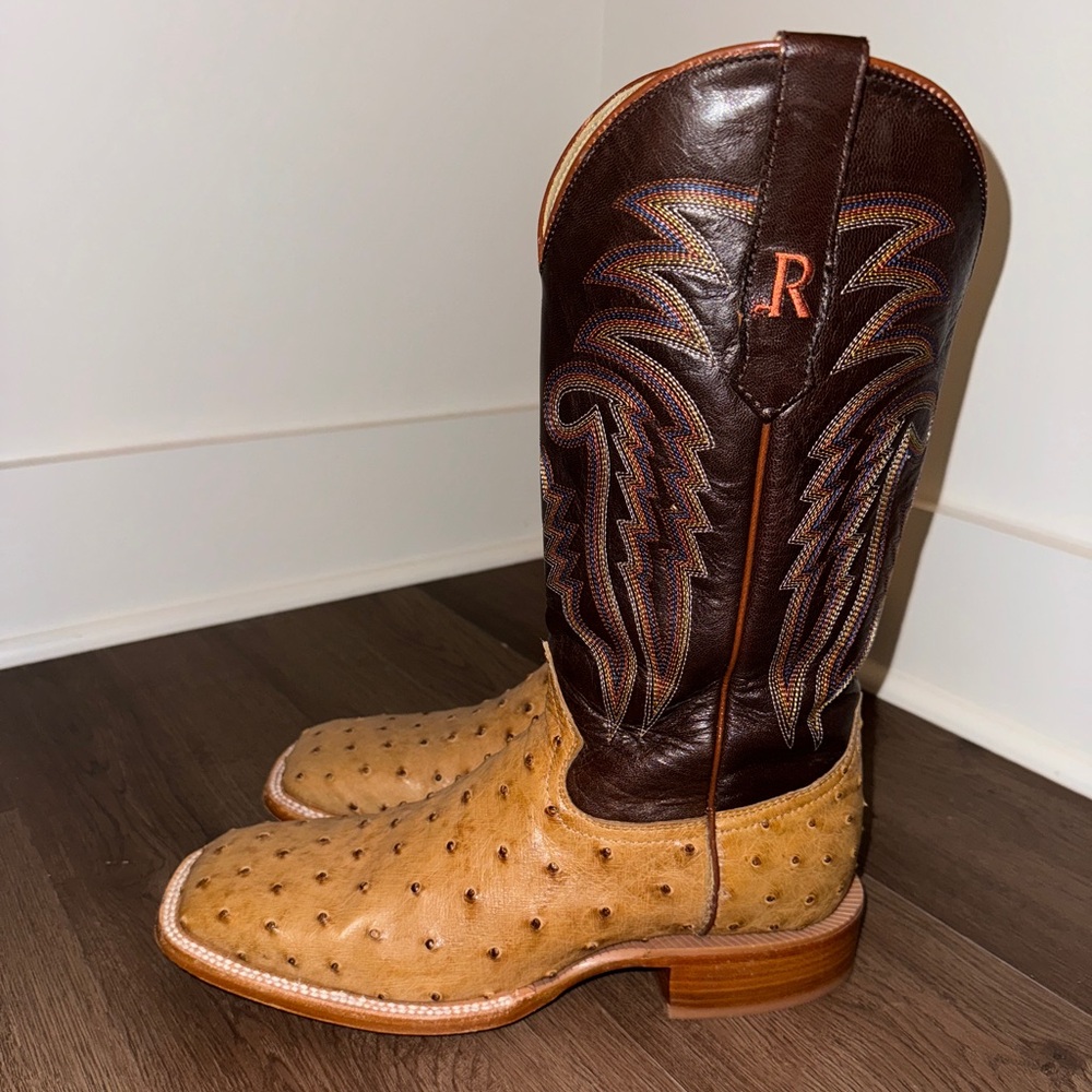 R. Watson Ostrich Boots.
